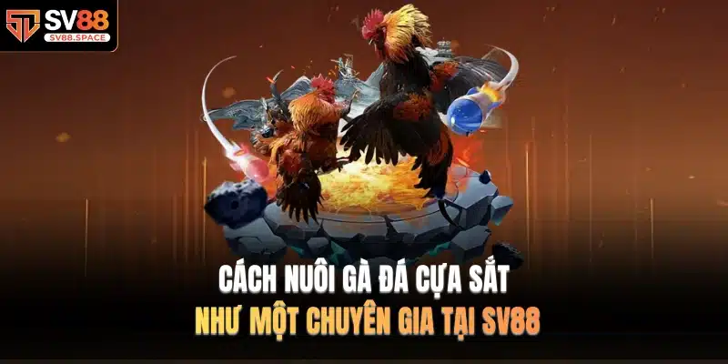 Cách nuôi gà đá cựa sắt